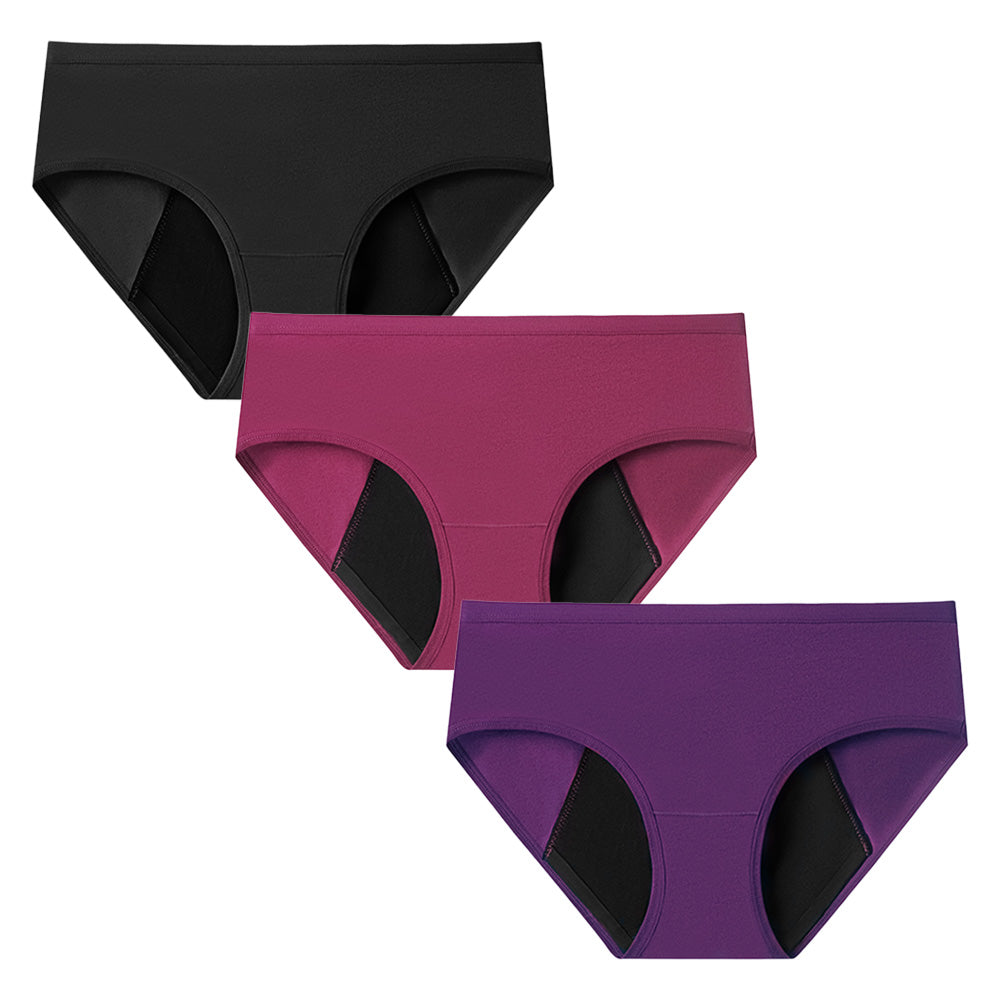 ALLBASE No-side-leaks Leakproof 2.0 Heavy Flow Period Underwear for Women(Multicolor)