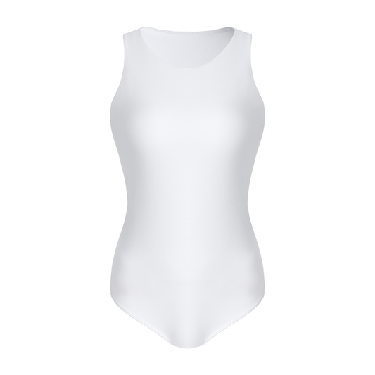 Women's Sleeveless Crew Neck Bodysuit Top Sexy Slim Summer Stretch Tank Top